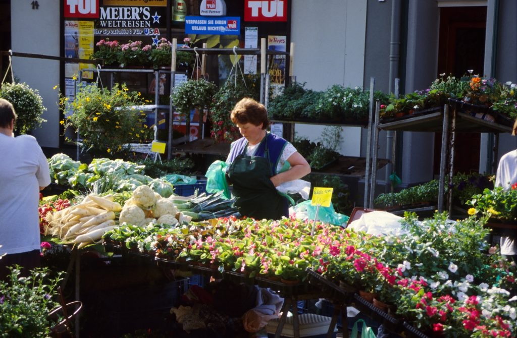 Wochenmarkt auf dem Markt