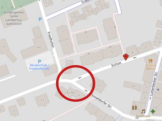 Eichstraße nur Rechtsabbieger