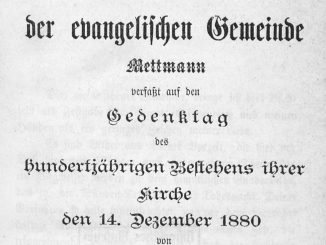 Geschichte der evangelischen Gemeinde Mettmann